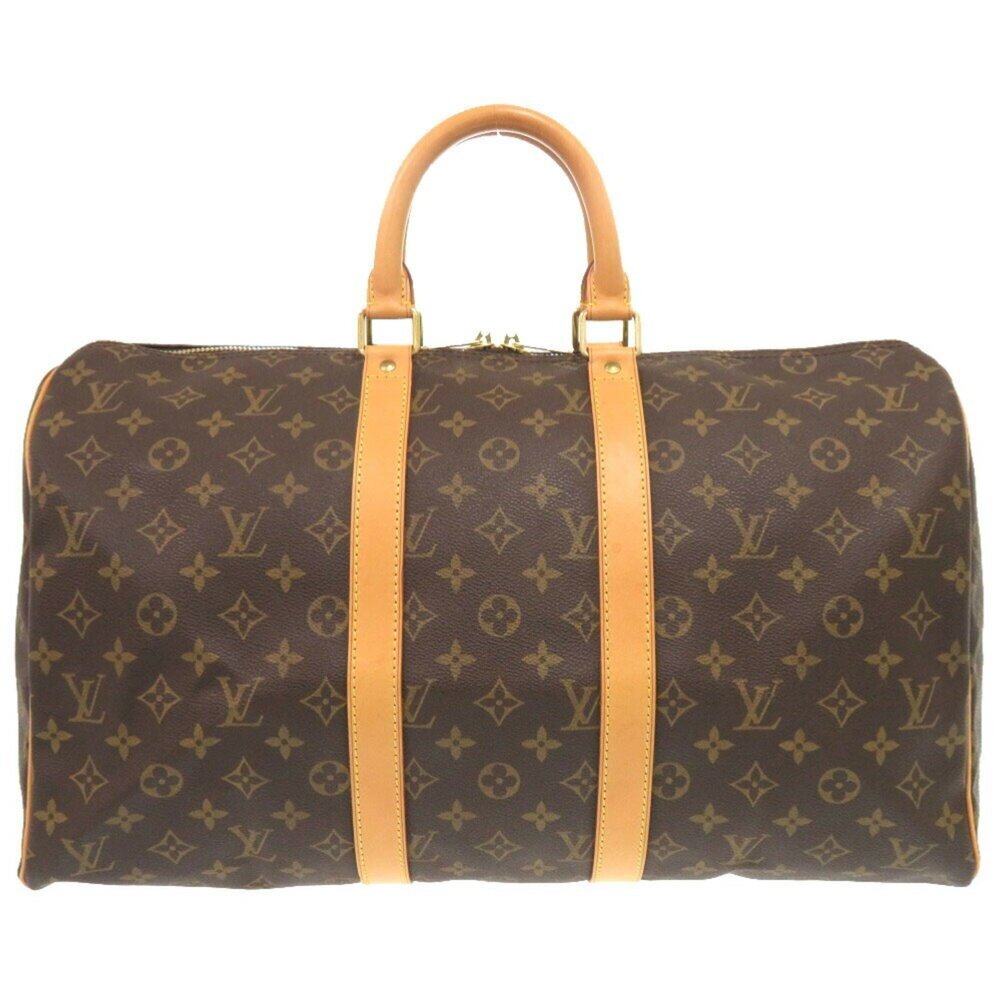 LOUIS VUITTON Brown Monogram Keepall 45 Boston Bag - Picture 2 of 11